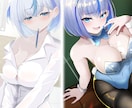 かわいい！セクシー！高品質なイラストをお描きします キービジュアル、サムネイル、グッズ、壁紙などに イメージ4
