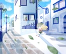 商業利用OK！背景メインのイラスト作成いたします 情緒あふれる背景×愛らしいキャラであなたの世界観を再現！ イメージ5