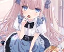 目がキラキラした女の子のイラストを描きます サムネイルやアイコンにお使いください イメージ3