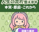 人生の流れと本質、深く読み解き整えますます 思考と感情を整えて現実を変えていきます イメージ1