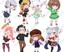 かわいいデフォルメイラスト描きます かわいいちびキャラ描きます！アイコンやグッズなどにどうぞ！ イメージ2