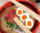 可愛くて美味しそうな食べ物のイラスト描きます 飲食店のメニューやSNS、個人ブログ等で個性を出そう！ イメージ1