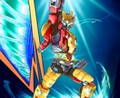 ロボット・ヒーロー・怪獣のイラストを制作します どんなマニアックなご注文にも対応可能です イメージ1
