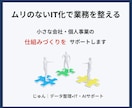 ムリのないIT・AI化で業務の仕組み化を支援します ツール導入の前に「整理と仕組みづくり」から整えます イメージ1