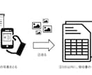 領収書のExcelへの入力代行します 「楽らくサポート」！　個人事業主、白色・青色申告等の準備作業 イメージ1