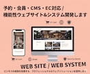 WEBシステム、機能性ウェブサイトの開発を行います 予約システム・会員制サイト・CMSなど柔軟に対応 イメージ1