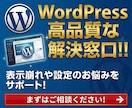相談窓口｜WordPressの困りごとを解決します 表示崩れや設定のお悩み等の解決法を丁寧にサポートします。 イメージ1