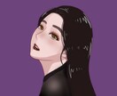 似顔絵イラスト、SNSアイコン等承ります キラキラした、柔らかい雰囲気を大切にしています イメージ2