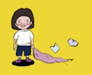 やさしいタッチのキャラクターイラスト作ります SNSや名刺に。やさしい言葉と世界観ごと届くイラストです イメージ5