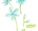 花や植物を描きます 華やかな挿絵やワンポイントになる水彩画を提供します。 イメージ10