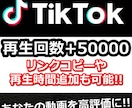 TikTok再生数＋50000回なるまで宣伝します 再生時間やリンクコピーなど他社では出来ない対応が可能です！ イメージ1