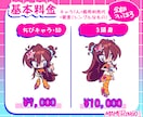 商用利用OK! デフォルメイラストお描きします キュートな平成レトロっぽい画風♪ちびキャラ&3頭身に対応! イメージ2