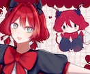 オリジナルキャラクターちゃんの1枚絵描きます お手頃価格で貴方のキャラクターの魅力を最大限に！ イメージ4