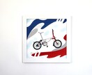 あなたの愛車をアート作品にします あなたの自転車をアート作品にしてオリジナルフレームに額装 イメージ3