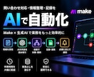 問い合わせ対応をAIで安全に自動化します AIが内容を分類・要約・記録、重要判断は人が確認 イメージ1