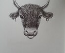 ペットの似顔絵を描きます 色鉛筆画またはボールペンの点描画で写実的なペットの似顔絵作成 イメージ3
