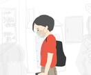 優しく可愛くポップ！デザインイラスト、描きます 【デザインと漫画の間のような、明るく優しいイラスト】 イメージ3