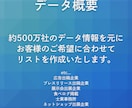 最短即日！成果直結の法人リスト作成します 【お気に入り&フォローで100社分無料進呈】 イメージ2