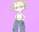 目を引く可愛いミニキャラ制作いたします アイコンやグッズなどにお使いください イメージ5