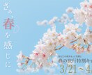 写真を活かしたバナー、広告作ります シンプルだけど心が動くデザイン作ります！！ イメージ1