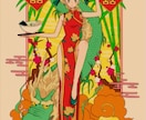 昭和レトロなイラストを描きます 80〜90年代のイラスト、レトロで少女漫画風のイラストです！ イメージ6