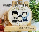 デジタルでは無い【刺繍】で思い出残します インテリアやプレゼント、贈り物にもピッタリです。 イメージ4