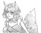 鉛筆画で雰囲気のあるモノクロイラスト描きます 挿絵/SNSアイコン/プレゼント/イメージボード イメージ1