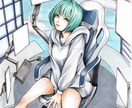 商用利用OK！漫画のようなイラストを作成します 少し懐かしいようなアナログ風イラストを作成します イメージ5