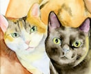 透明水彩でペットや動物の似顔絵を描きます 手描きならではの温もりを手元に。プレゼントにも イメージ9