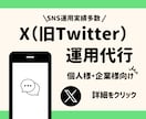 X(旧Twitter)運用代行致します 【お試し価格10,000円】で1ヶ月間運用を代行します イメージ1