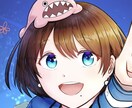 とぅる目がポイントのイラスト作成します VTuberの方もぜひ！女の子特化型イラストレーターです イメージ4