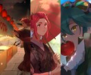 イラストを制作します サムネイルやアイコン、ゲームイラストやその他何にでも イメージ1