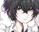 上半身アイコン用イラスト等制作致します 上半身(脇腹付近まで)等のイラスト依頼受け付け致します。 イメージ8