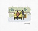 最短即日納品！ゆるくて可愛い線画を描きます ゆるくて可愛い線画で世界に1枚のアートをお描きします。 イメージ10