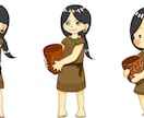 かわいい考古学イラスト描きます 考古学者・学芸員の方向け！可愛い絵で考古学に親しみを イメージ2