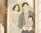 記念日や贈り物|カップル家族|似顔絵描きます 写真が苦手な方や、記念写真を特別な形で残したい方におすすめ イメージ5