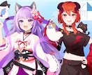 配信にスグ使える！あなただけの特注立ち絵制作します IRIAM等、vtuberとして活動する方にオススメ！！！ イメージ3