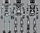 ロボットのイラストを販売しています CGで制作した各種ロボットの骨組み イメージ3