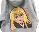 着古したTシャツなどにオリジナルの絵を描きます 世界に1枚だけのオリジナルトップスはいかがですか？！ イメージ2