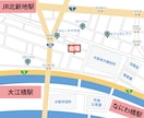 お客様が迷わない地図・見やすい案内図を作成します Googleマップに合わせた配色で、直感で分かるシンプル地図 イメージ2