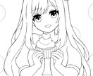 塗りやすさ重視　手描きの塗り絵線画を制作します 自分だけのキャラを塗って楽しみたい方へ イメージ9