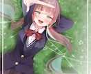 歌ってみた･立ち絵･1枚絵描きます 喜怒哀楽色んなかわいい女の子お描きします♡ イメージ4