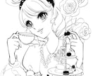 昭和レトロ！キラキラの少女マンガイラスト描きます 本格少女まんがテイストでインパクトのある世界観を演出 イメージ8