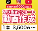 総再生数1000万回以上。切り抜き動画を作ります 配信アーカイブを「伸びる動画」にしませんか？ イメージ1