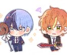 可愛いもちっとした絵柄のSDキャラ描きます 癒される2パターンのSD等身に対応しています！ イメージ5