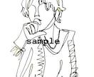 おしゃれなアイコン✴︎一筆書きでイラスト描きます 一筆書き+ワンカラーで似顔絵やアイコンをデザインいたします。 イメージ4
