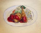 カフェ等のメニューの挿絵描きます 飲食店のメニューの挿絵、看板等描きます！！ イメージ3