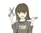 アイコンを手書き似顔絵イラストで描きます 手書きタッチで世界に一つだけのアイコンを描きます！ イメージ2