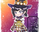 しっかり衣装も魅せる描き下ろしちびキャラを描きます 適度にデフォルメしつつ、衣装や小物など細部までこだわります。 イメージ2