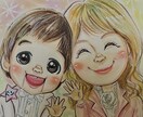 似顔絵ランキング上位、最短、翌日発送！！します 愛情こもった素敵なメッセージも一緒に考えます イメージ6